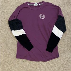 Oversized long sleeve PINK tee